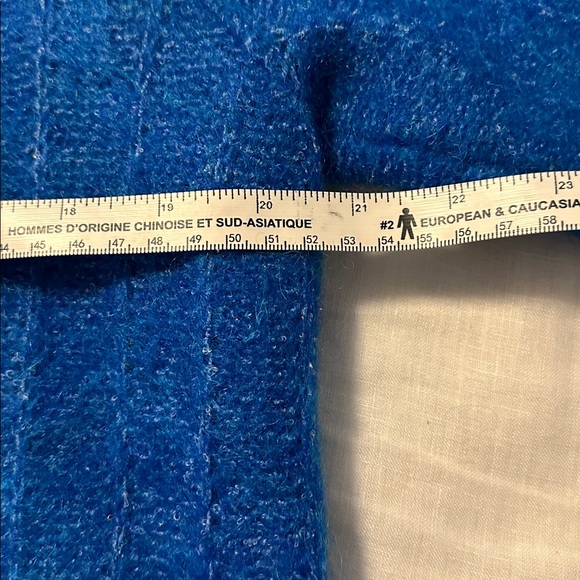 Sezane Loris Jumper Long Sleeve Wool Sweater Flash Blue Size Medium - Picture 6 of 6